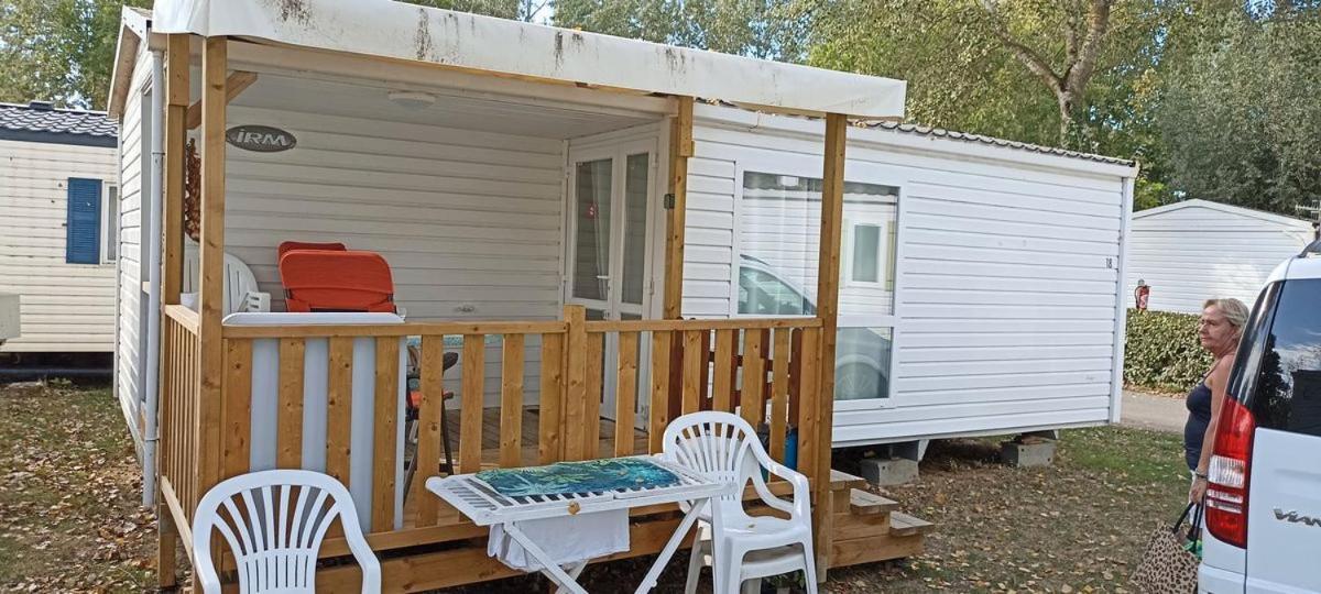 Mobilhome L'Oasis Camping Le Clos Cottet Angles  Ngoại thất bức ảnh